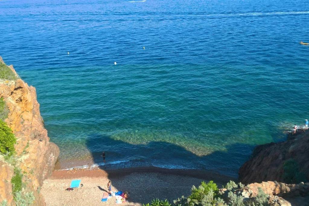 2 Pieces Climatise A 200M Des Plages Théoule-sur-Mer Esterno foto